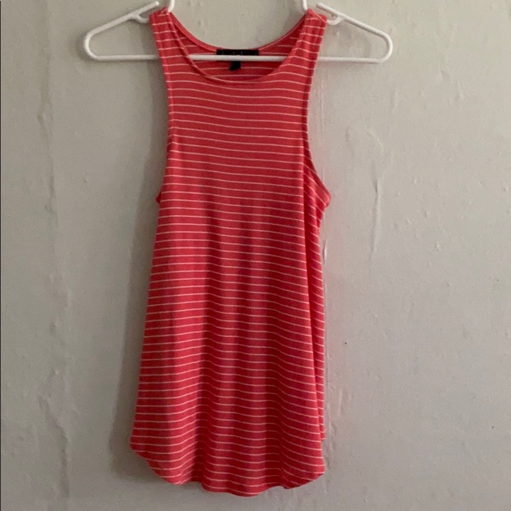 Derek Heart pink flow tank top